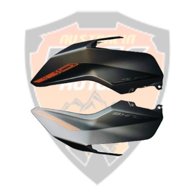 Tank Cover Set Dark Gal Mat & Decal Fits KTM Duke 390 2023 KTM