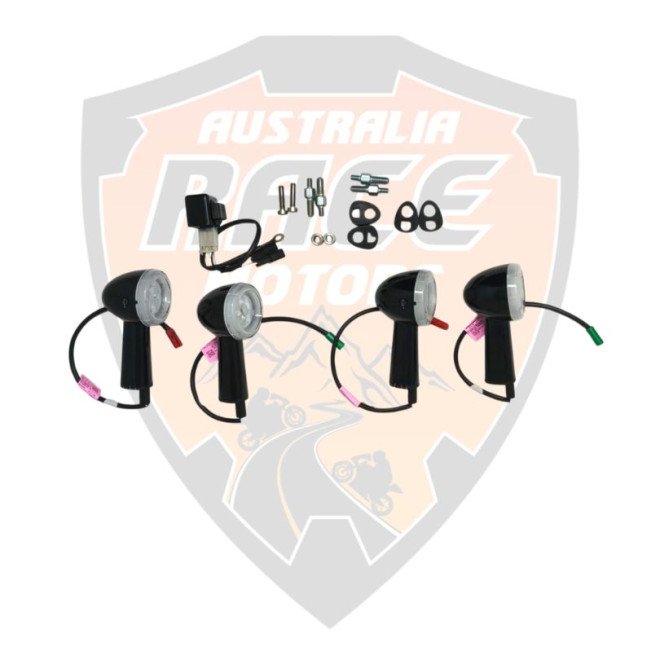 Black Led Indicators Royal Enfield 650 Super Meteor # KXA00248