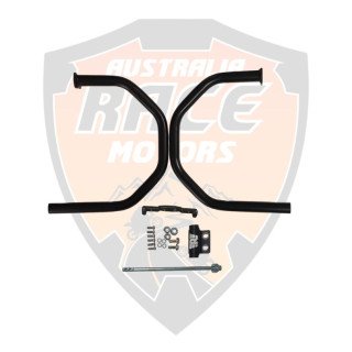 Black Octagon Engine Guard (Set) Royal Enfield 350 Meteor, Bullet, Classic # KXA00005