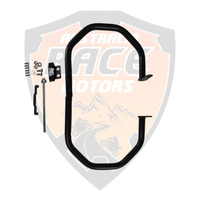 Black Octagon Engine Guard (Set) Royal Enfield 350 Meteor, Bullet, Classic # KXA00005