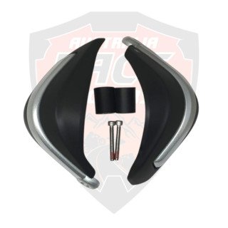 Hand Guard Kit Royal Enfield Black Adventure Handguards # 1990211
