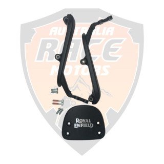 Black Passenger Backrest Mount Royal Enfield Meteor 350 # KXA00086